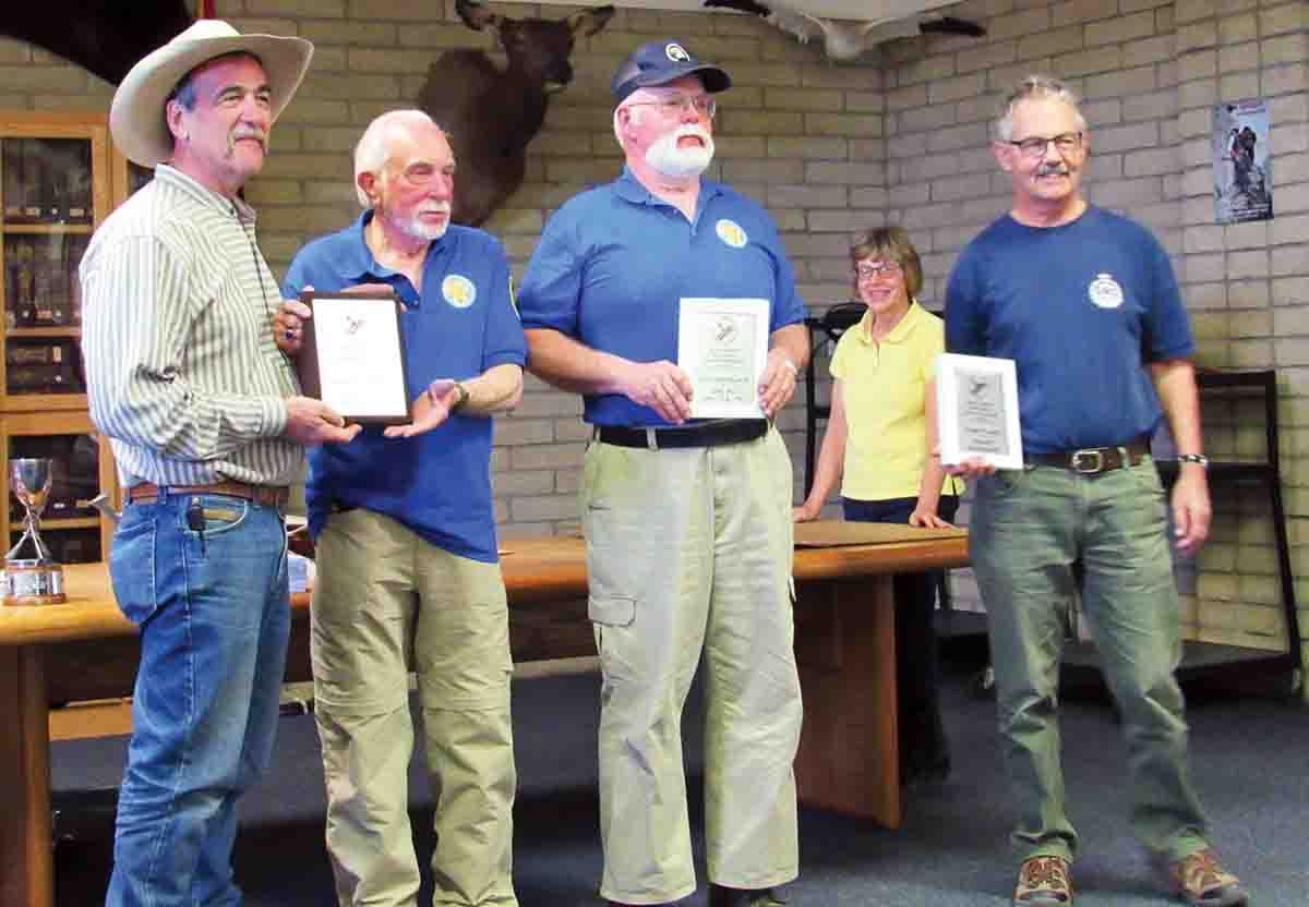 From left: Dave Gullo, Ed Decker, Ray Hanson and Laurie Kerr.